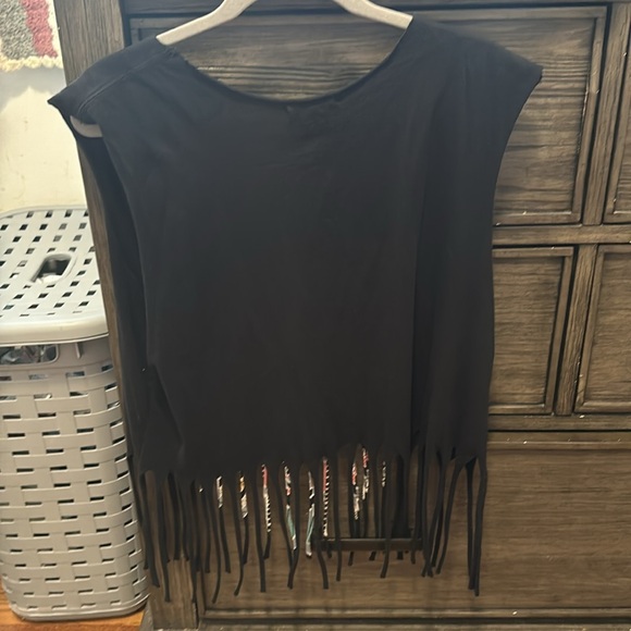 Boho cropped muscle tee - Picture 3 of 4